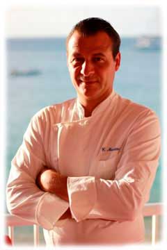 Chef Christophe at L'Angelus Restaurant